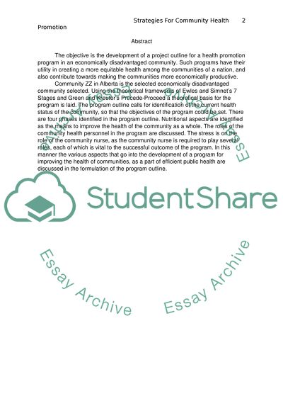 The Economically Disadvantaged Communities