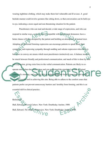 Spatial Zones, Body Language and Facial Expressions