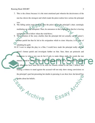 Doubt in Priesthood and Nunnery