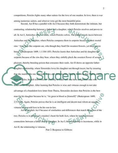 Shakespeares Pericles