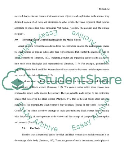 The Contradictions and Stereotypical Themes in the Music Videos