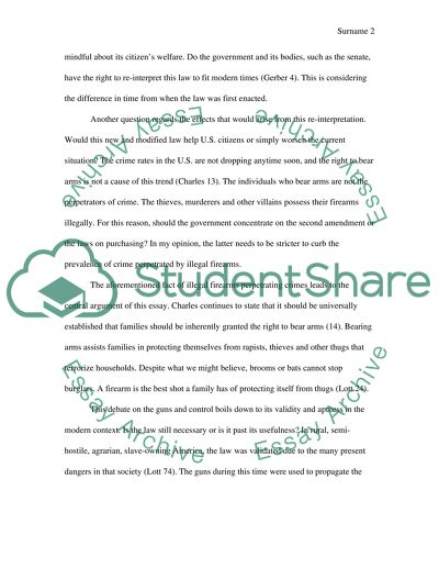 Does the Second Admendment need alteration