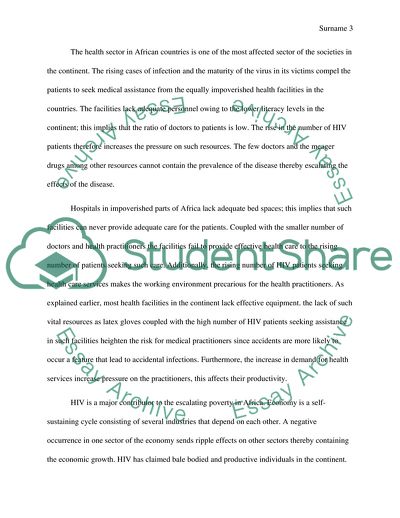 Health and Development in Africa