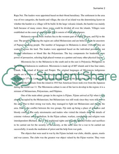 Oceania - Polynesia, Melanesia, and Micronesia