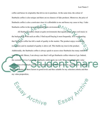 Marketing assignment