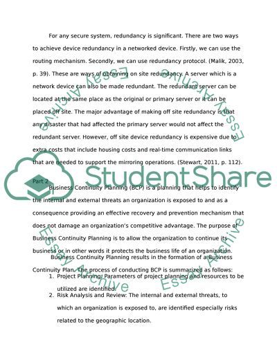 Network Security Mechanisms