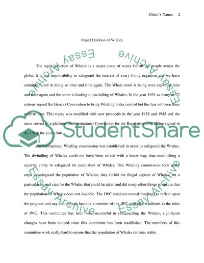 Wales as the Symbol of Marine Life