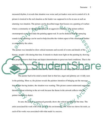 Clyfford Stills Picture Analysis