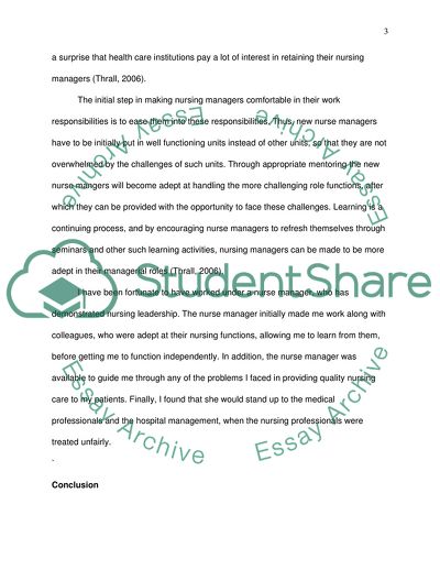 Nursing Leadership and Management Styles