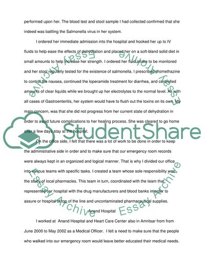 Medical Experience in India