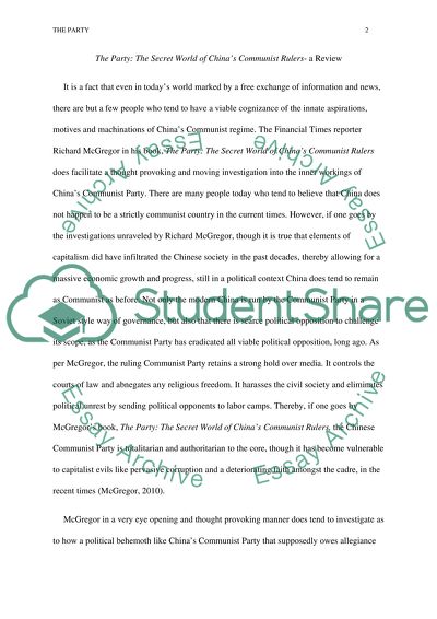 The Party -The Secret World of Chinas Communist Rulers