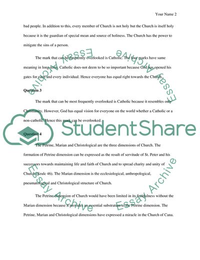 The Marks of the Church