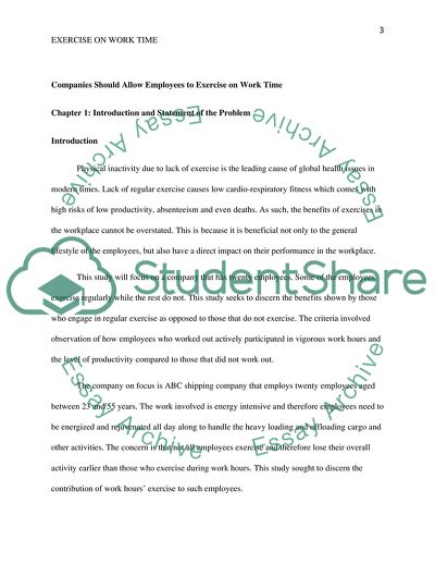 Should Companies Allow Employees to Exercise on Work Time