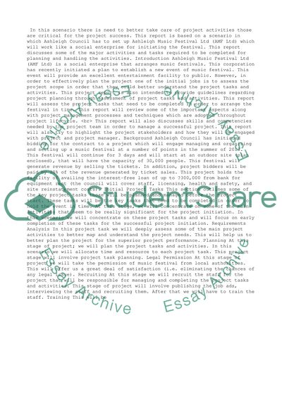 Successful Project Management