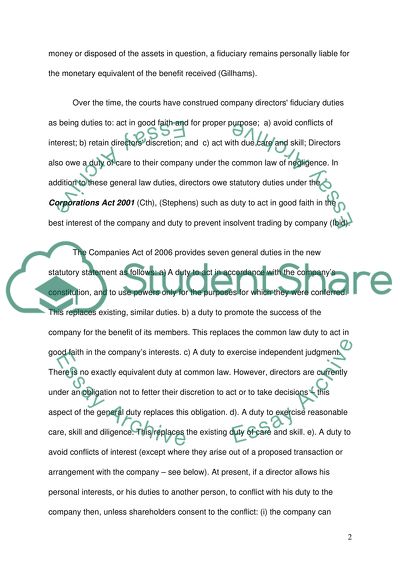 The Companies Act of 2006