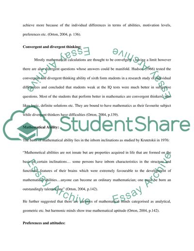 Key Issues in Mathematics Education