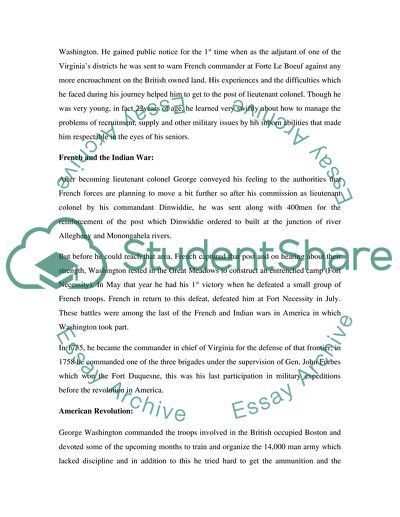 The First President of the USA - Father Founder of True Principles