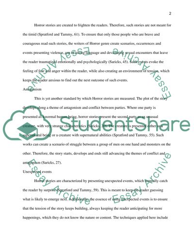 How to write a horror story opening examples picture