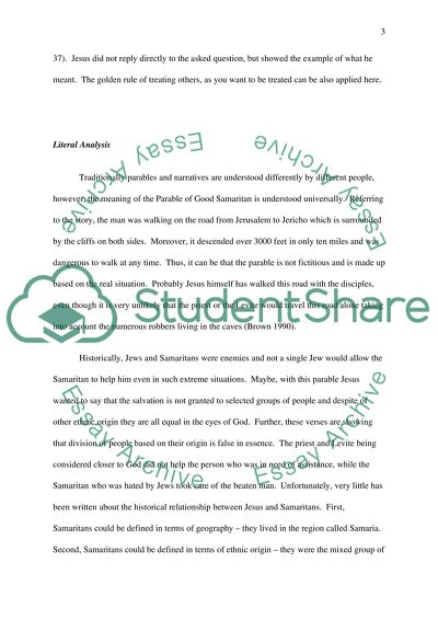 The Parable of the Good Samaritan