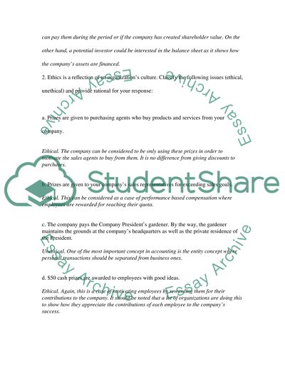 importance of financial statements essay