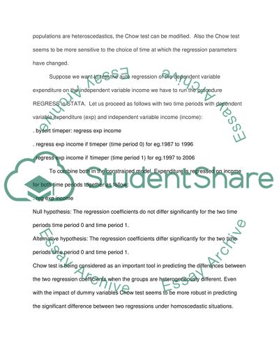 Difference Between The Regression Coefficients
