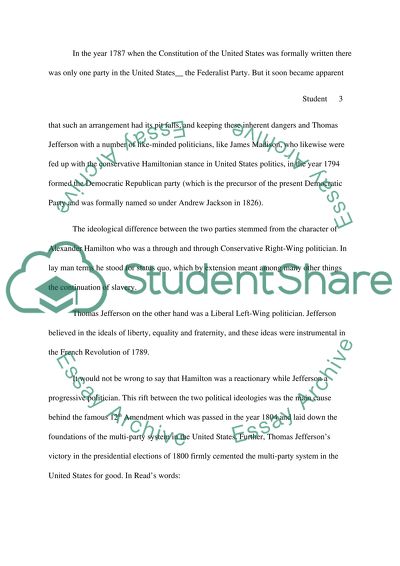 The Realist Reformer against Hamilton