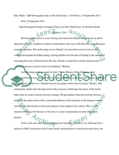 Economic Development in Italy