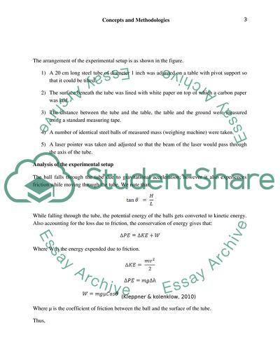 The Calculation of the Coefficient of Friction Using Projectile Motion