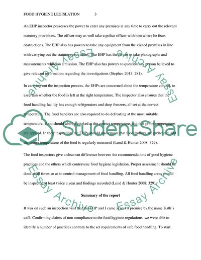 Food Handling and Unethical Business Practices