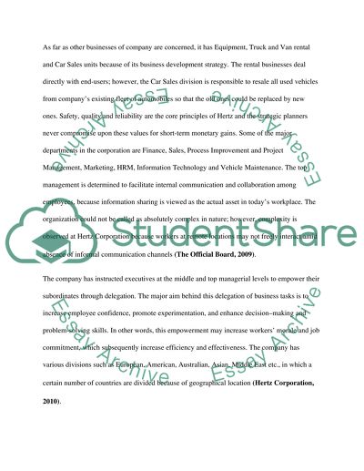 Hertz Global Holdings Internal Management and Performance Appraisal System