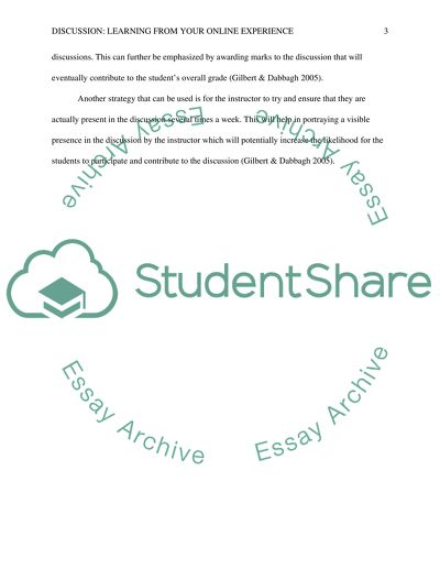 Teaching Technologies in Online Discussions