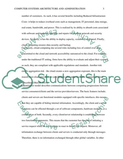 Computer Systems Architecture and Administration