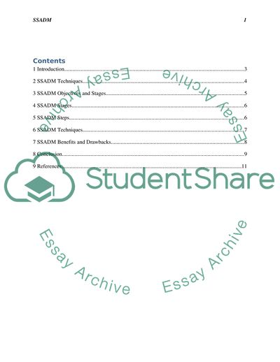 Objectives and Stages of Structured System Analysis and Design