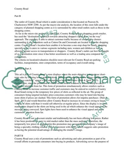 Retail Marketing- (Retail Audit Analytical Memos)