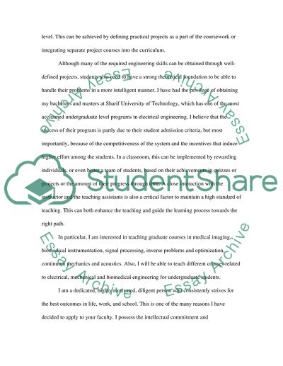 Statement of Teaching Philosophy