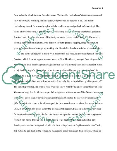 The Idea and Theme of Huckleberry Finn