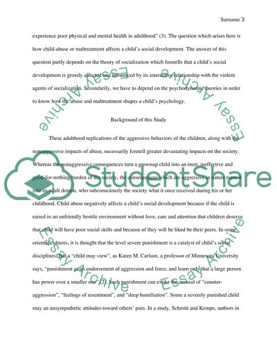 Abusing Children or Destroying the Society