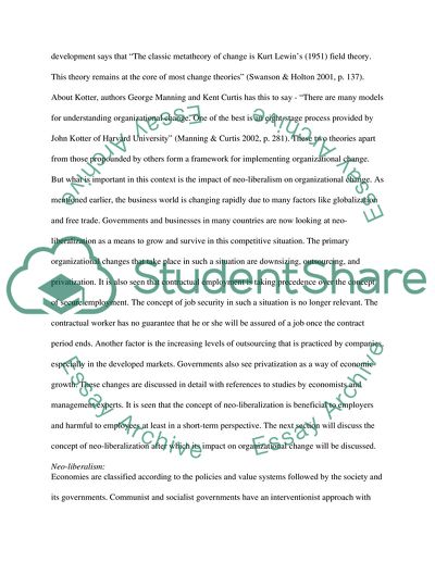 Is Neo-Liberalization in Crisis Today