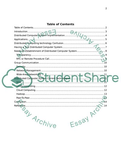 Research into the reality of having a True Distributed Computer System