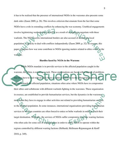 Managing Non-Governmental Organizations