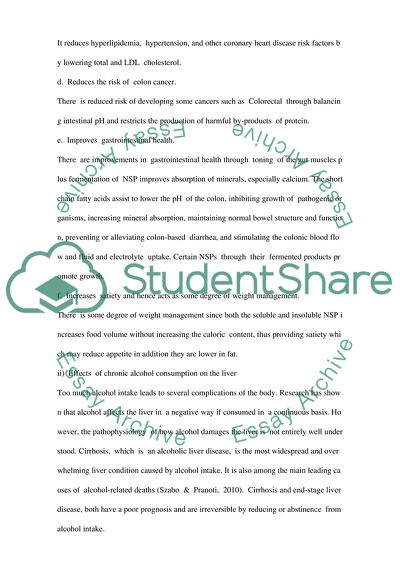 Clinical Nutrition - Role of Non-starch Polysaccharides in Prevention of Disease