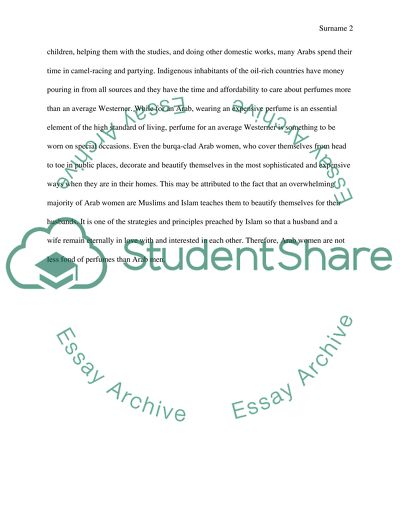 Arabs And Westerners Attitude To Perfumes Industry