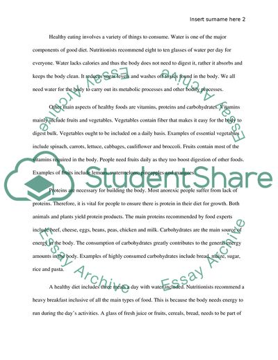 What Is Healthy Eating