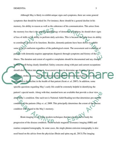 Dementia: Assessing and Meeting Care Needs