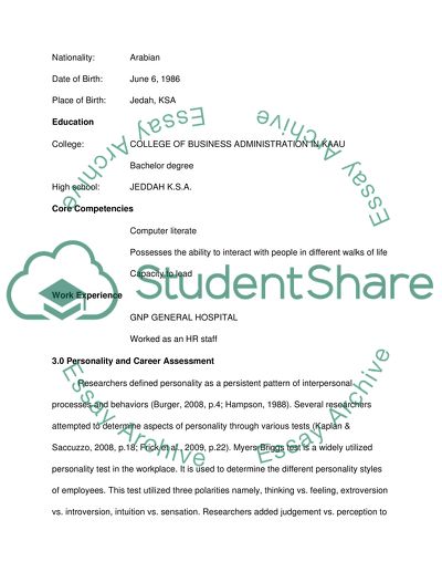 Personal Development Plan