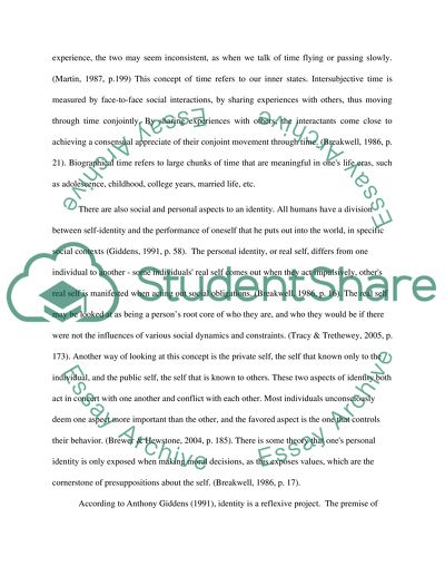 In what sense does modernisation and post-modernity present a challenge for identity and the self