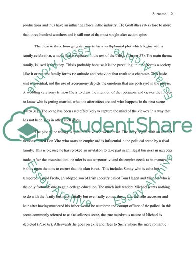 The Godfather Movie Research