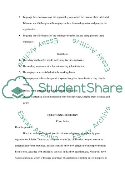 Preparing an Effective Questionnaire That Elicits the Maximum Rate of Responses