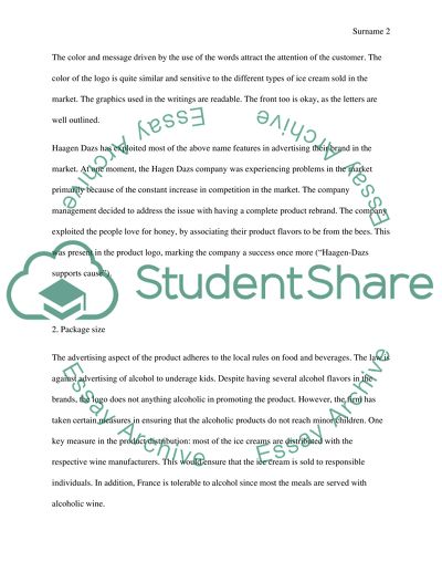 Product Name and Package