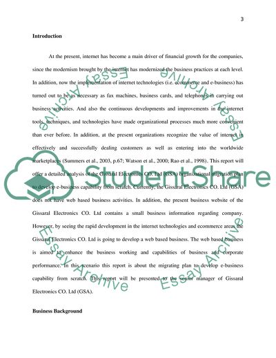 Benefits of Internet Technology for Gissaral Electronics Co Ltd